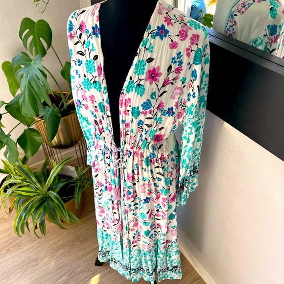 Love Stitch Kimono Beach Cover Up - Picture 7 of 8